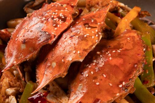 梭子蟹什么时候有黄-摄图网